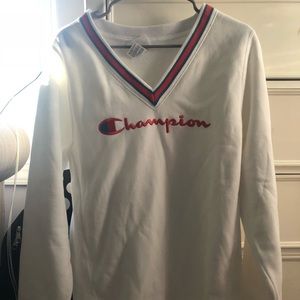 Champion v-neck sweatshirt